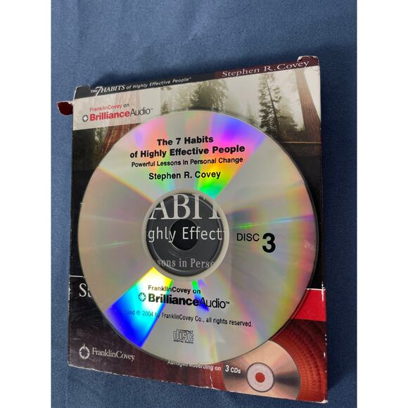 7 Habits Of Highly Effective People by Stephen Covey CD Audiobook - Picture 6 of 8